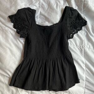 Madewell Black  Blouse